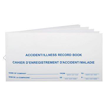 Accident Record Book-FAST Rescue Safety Supplies & Training, Ontario