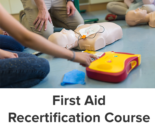 Standard First Aid and CPR & AED Recertification Level C