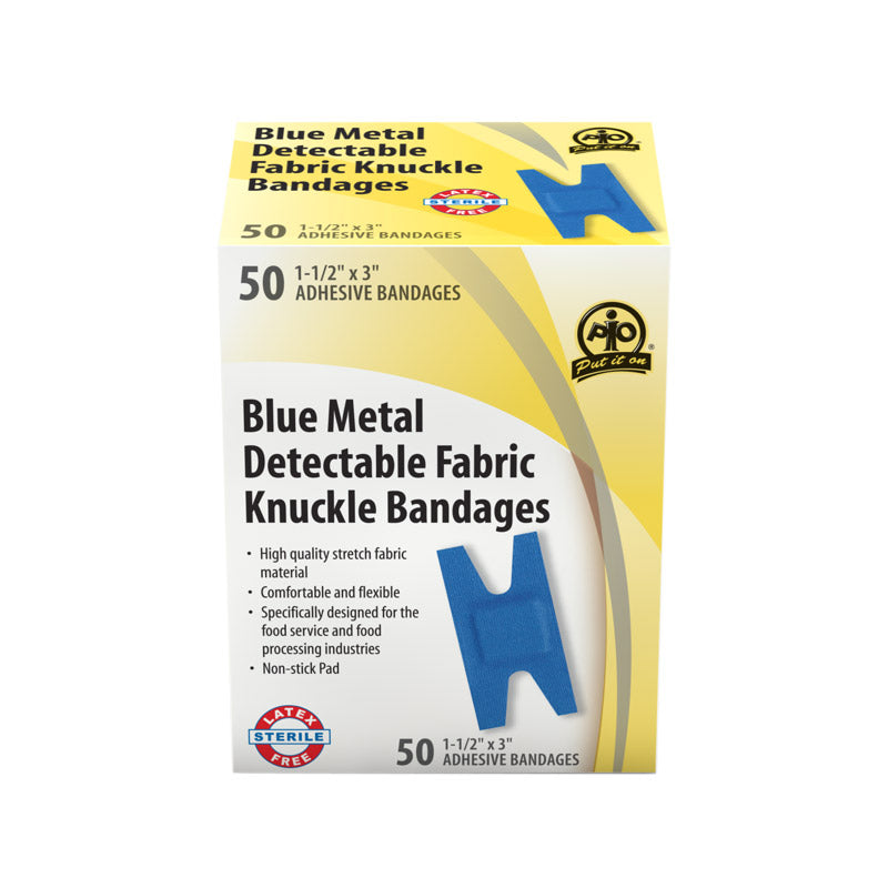Metal Detectable Fabric Knuckle Bandage