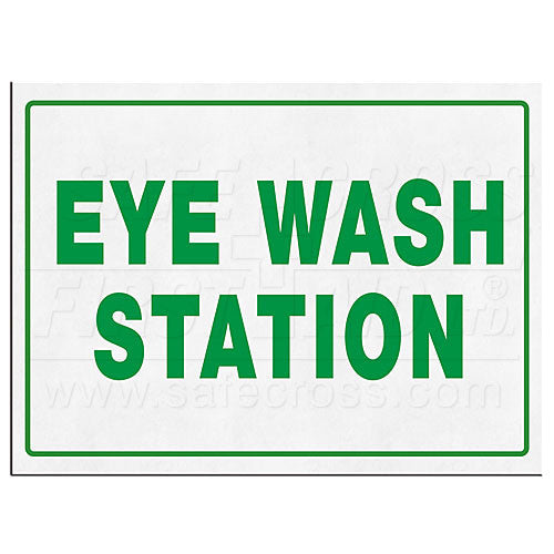 Eye Wash Station Signs-FAST Rescue Safety Supplies & Training, Ontario